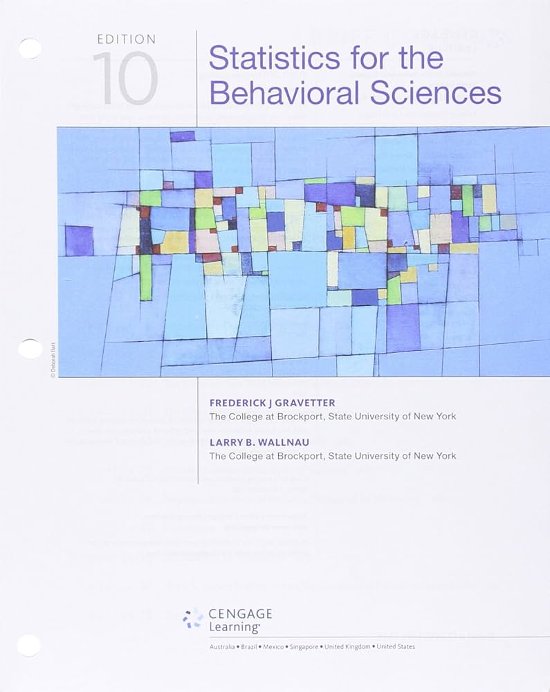 Amazon | Statistics for the Behavioral Sciences | Gravetter